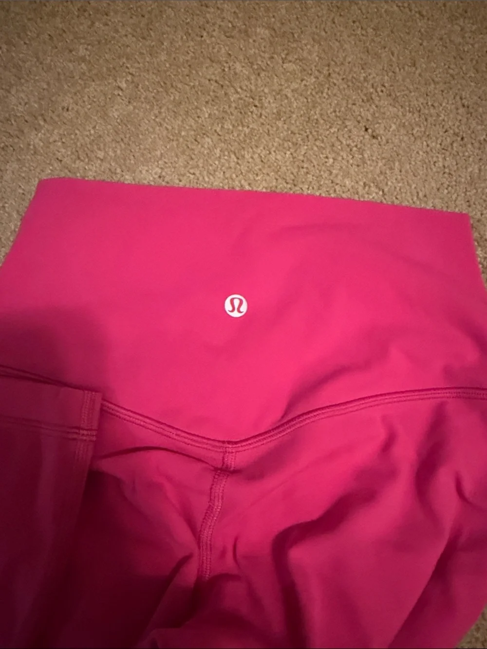 lululemon athletica Hot Pink High-Rise Leggings